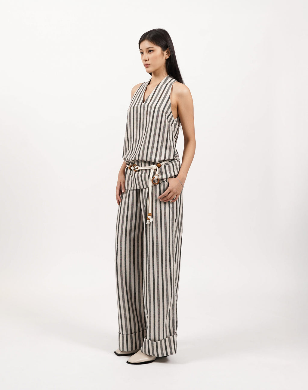 Linear Halter Top