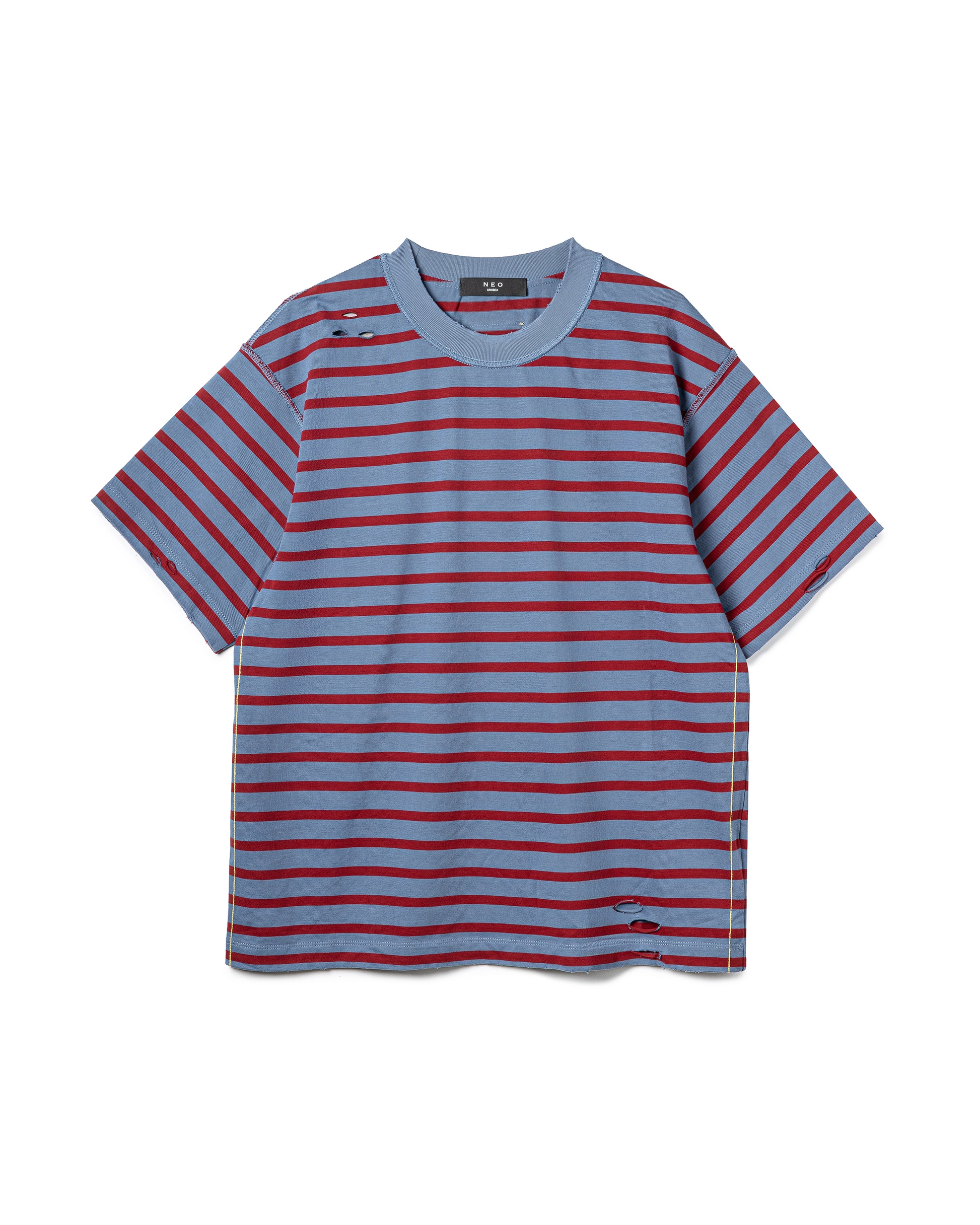 Distressed Stripe Tee