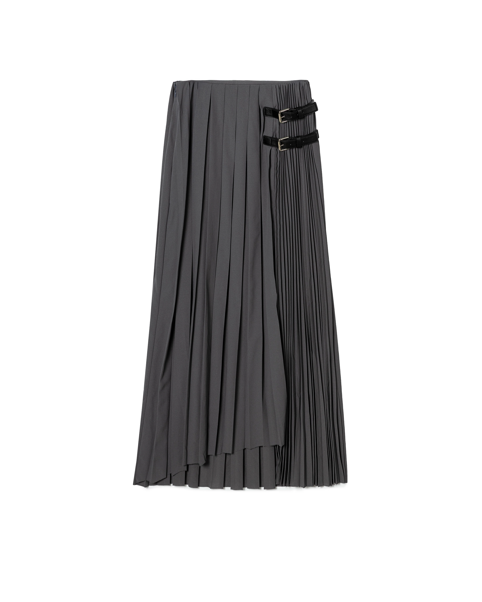 Pleated Panel Skirt