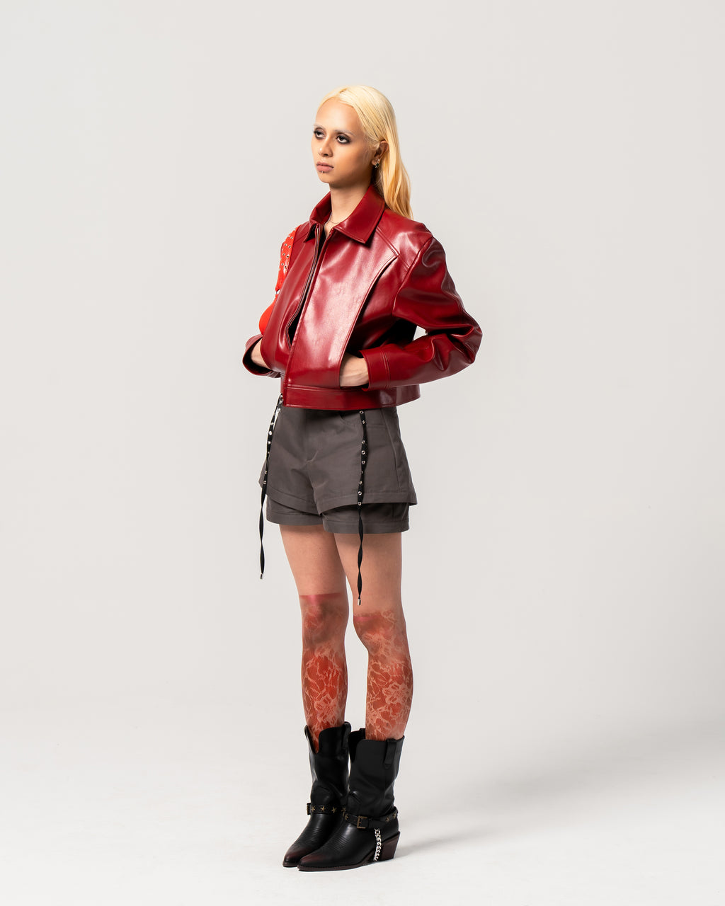 N E O CH.1 Leather Jacket