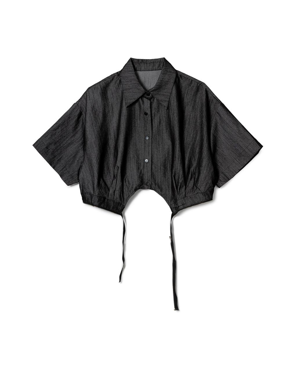 Cropped String Shirt