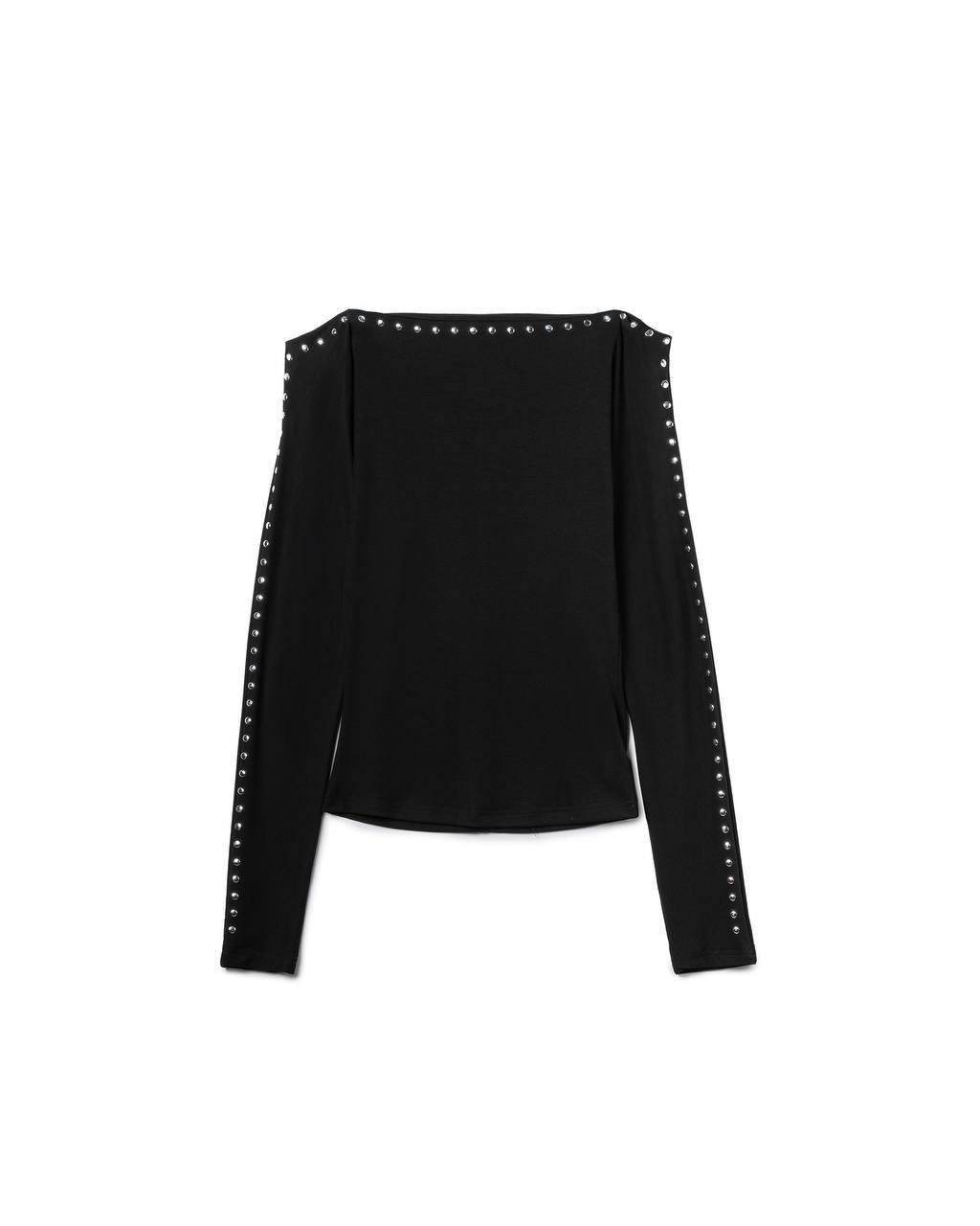 Stud Off-Shoulder Top