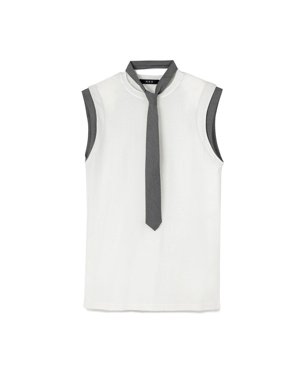 Soft Tie-Neck Sleeveless Top