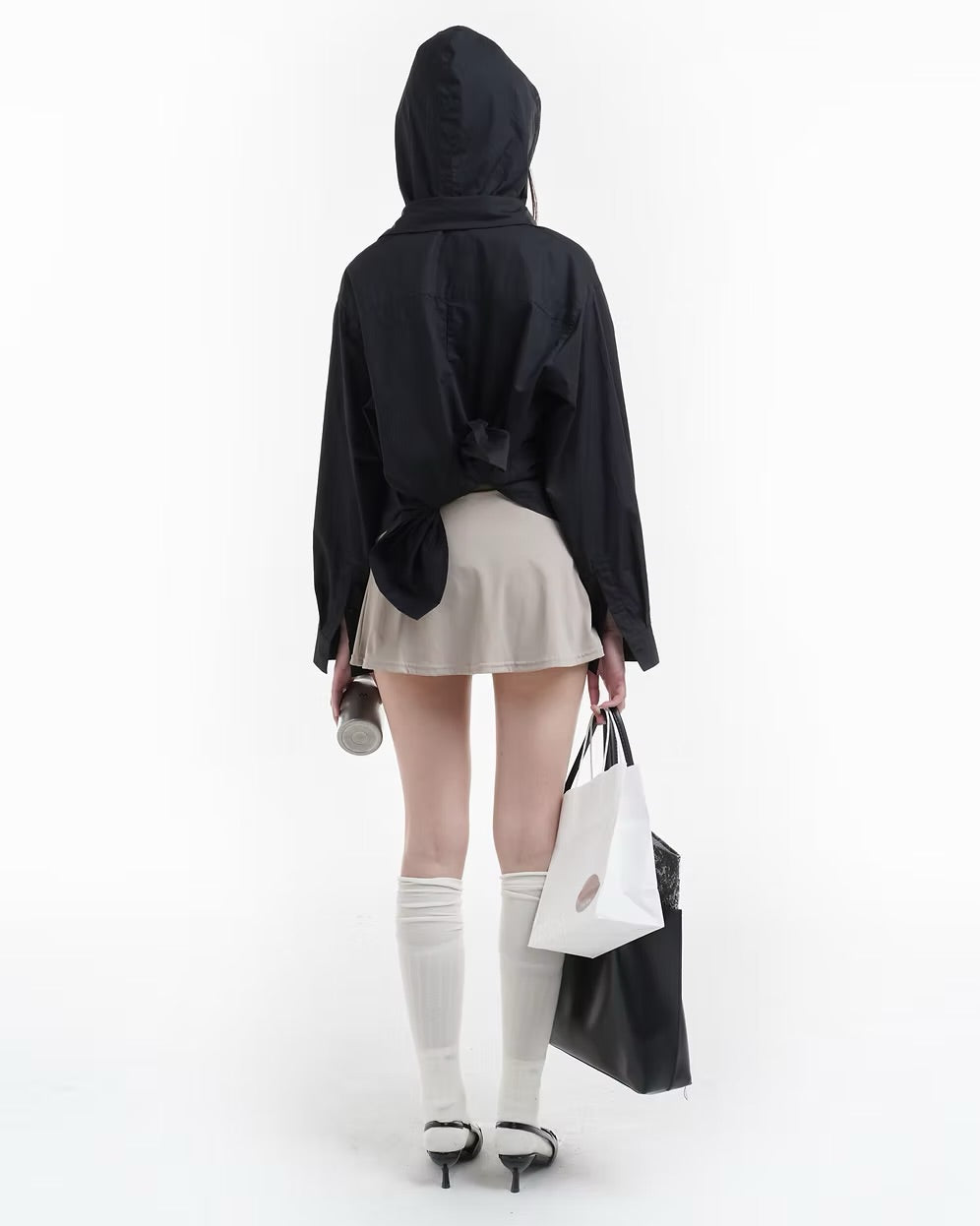 DOUBLE BACK ESSENTIAL SERIES | Hooded Shirt Unisex