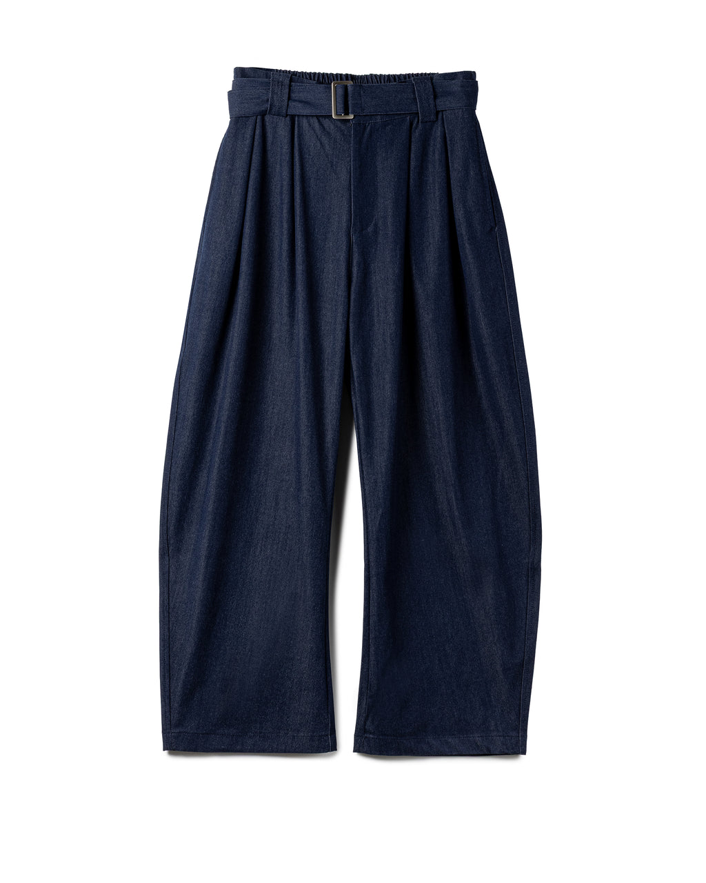 Tailored Belted Wide-Leg Trousers