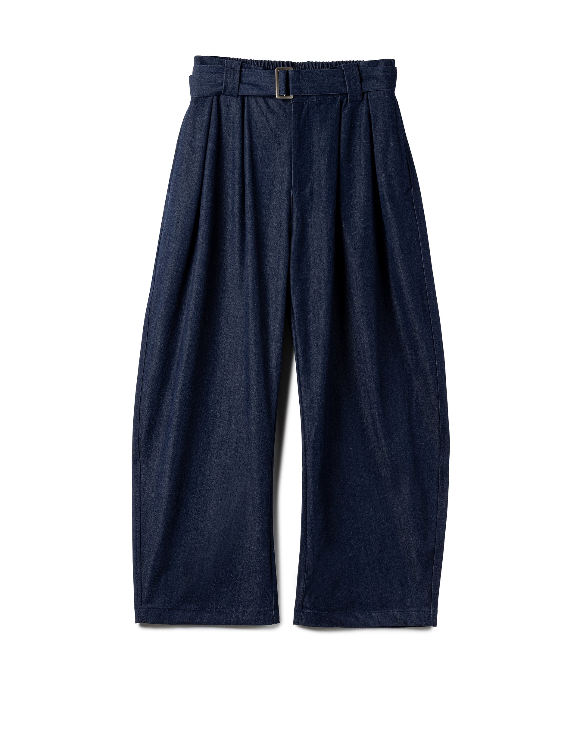 Tailored Belted Wide-Leg Trousers