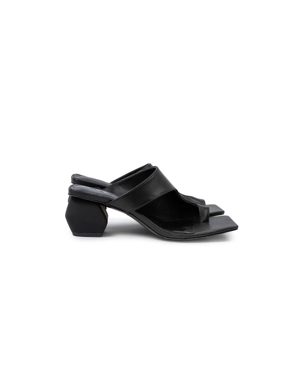 Square Toe Cut-Out Heels