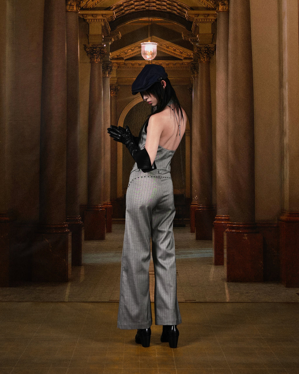 N E O VOL.2_CH.2 Pinstripe Vest