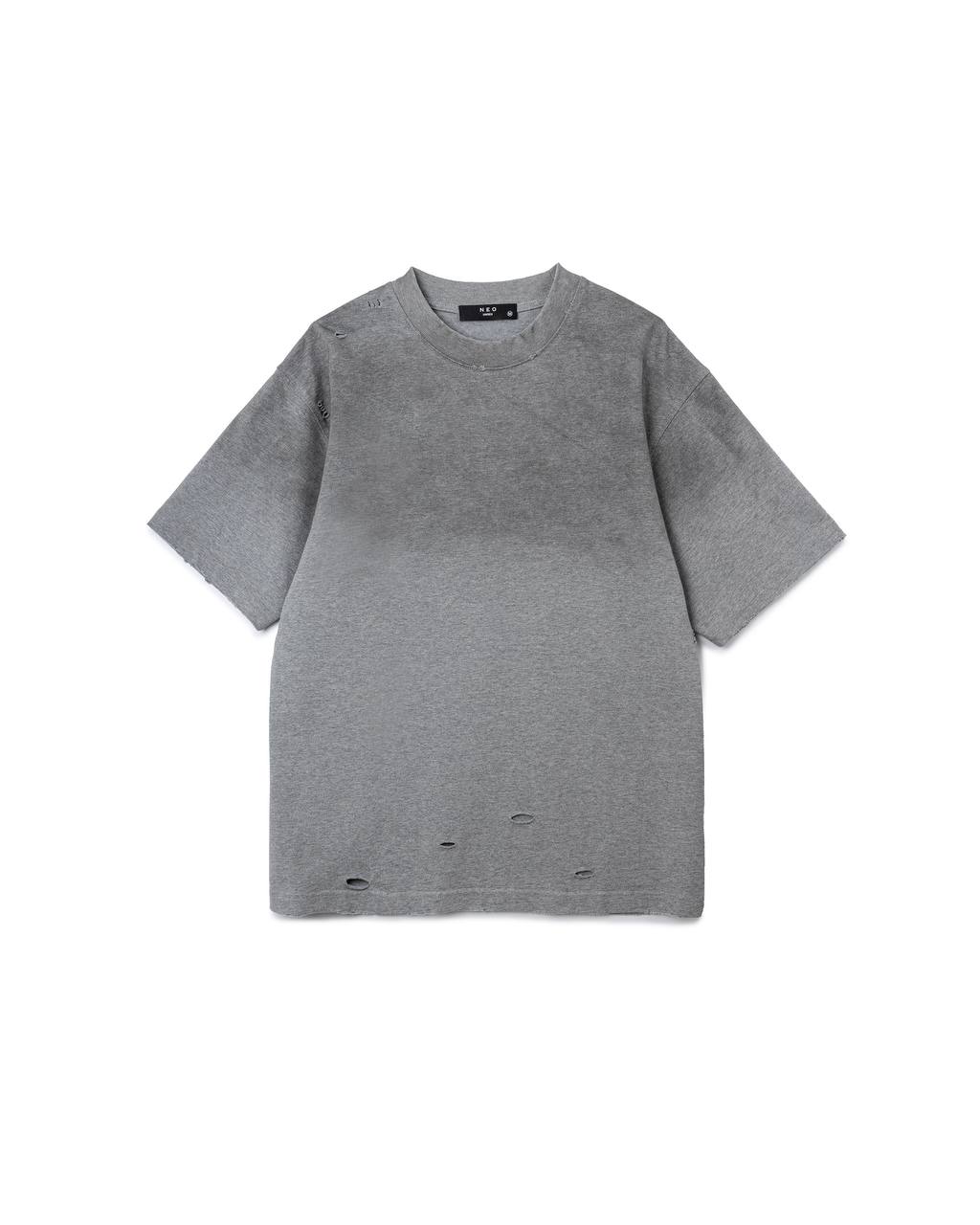 Distressed Minimal Oversized Tee