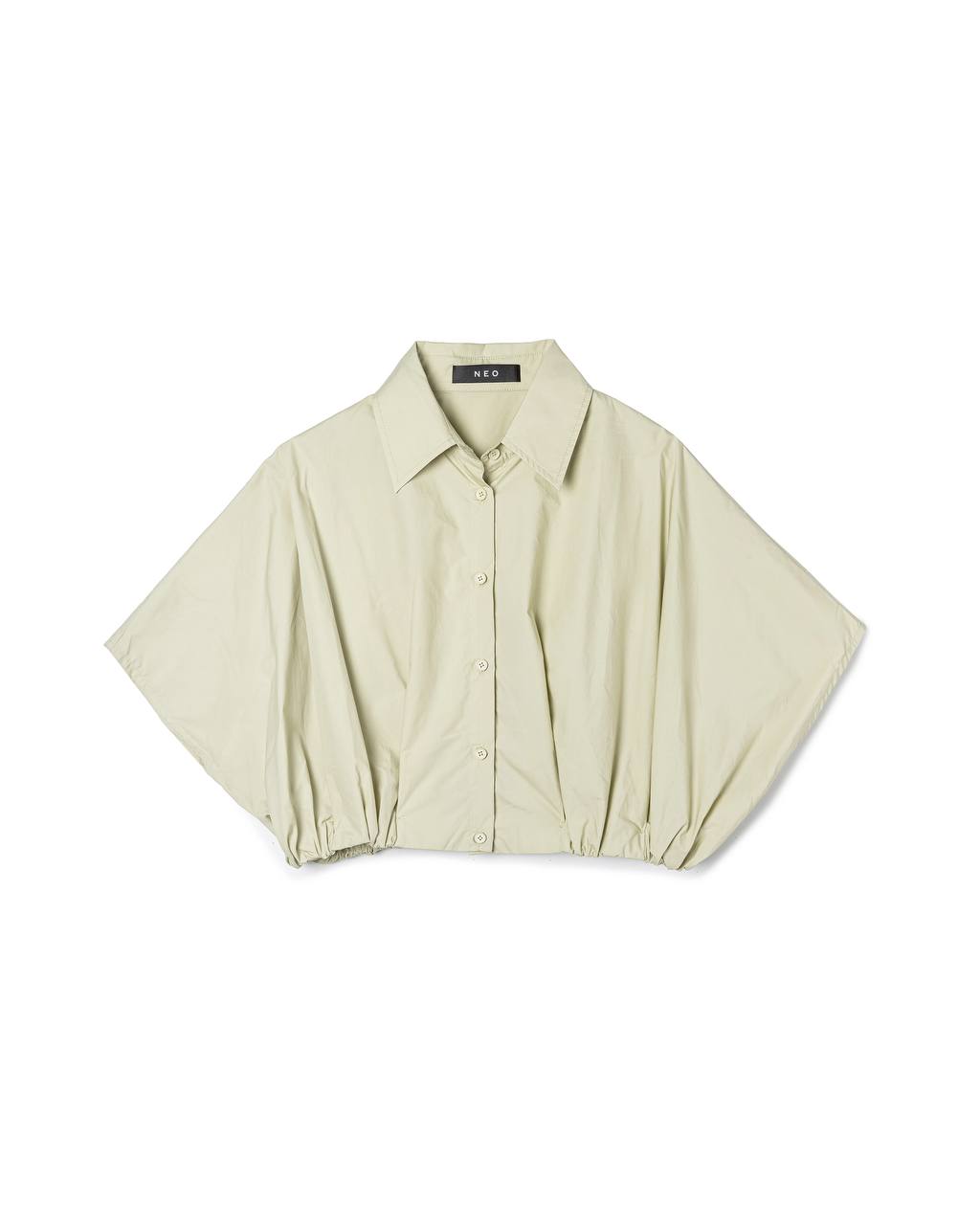Cropped Elasticated Shirt