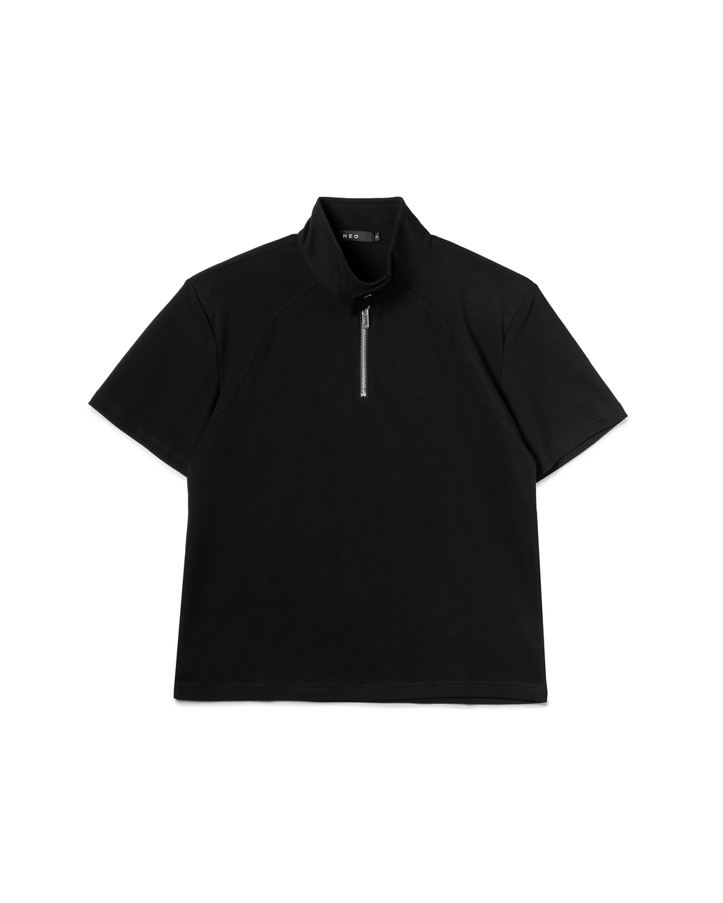 Half Zip Mock Neck Top
