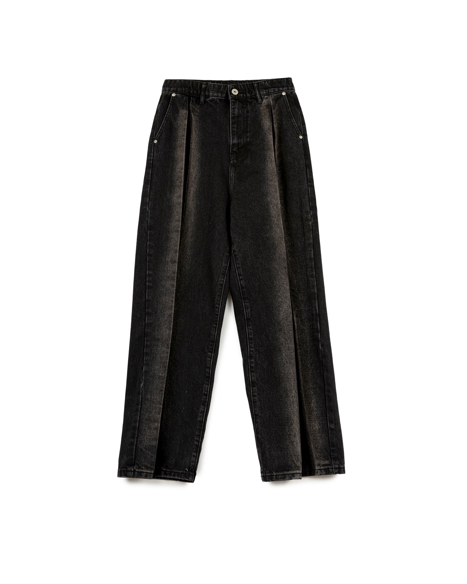 Structured Vintage Denim Pants