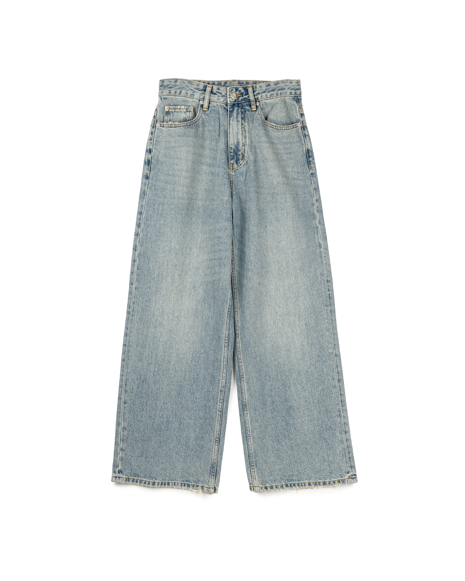 Unisex Straight Cut Denim Pants