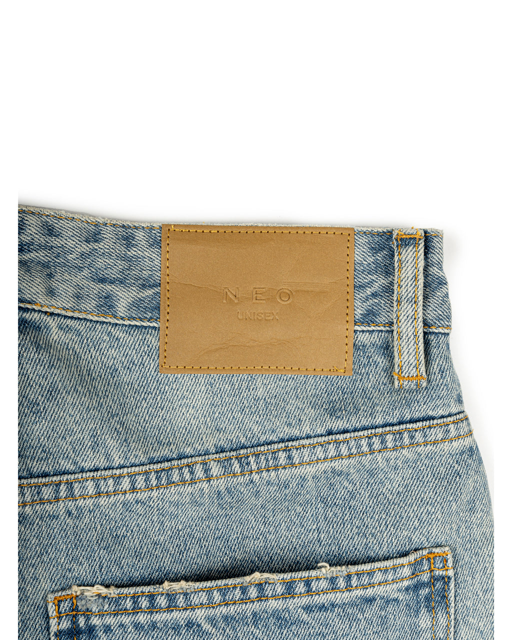 Unisex Straight Cut Denim Pants