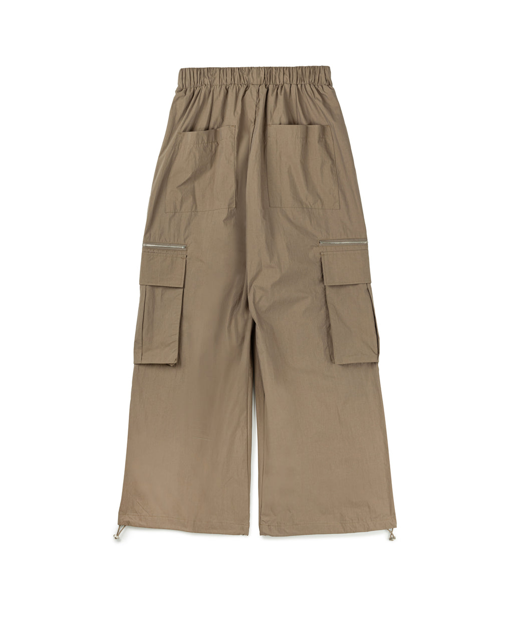 Elastic Big Pocket Cargo Pants