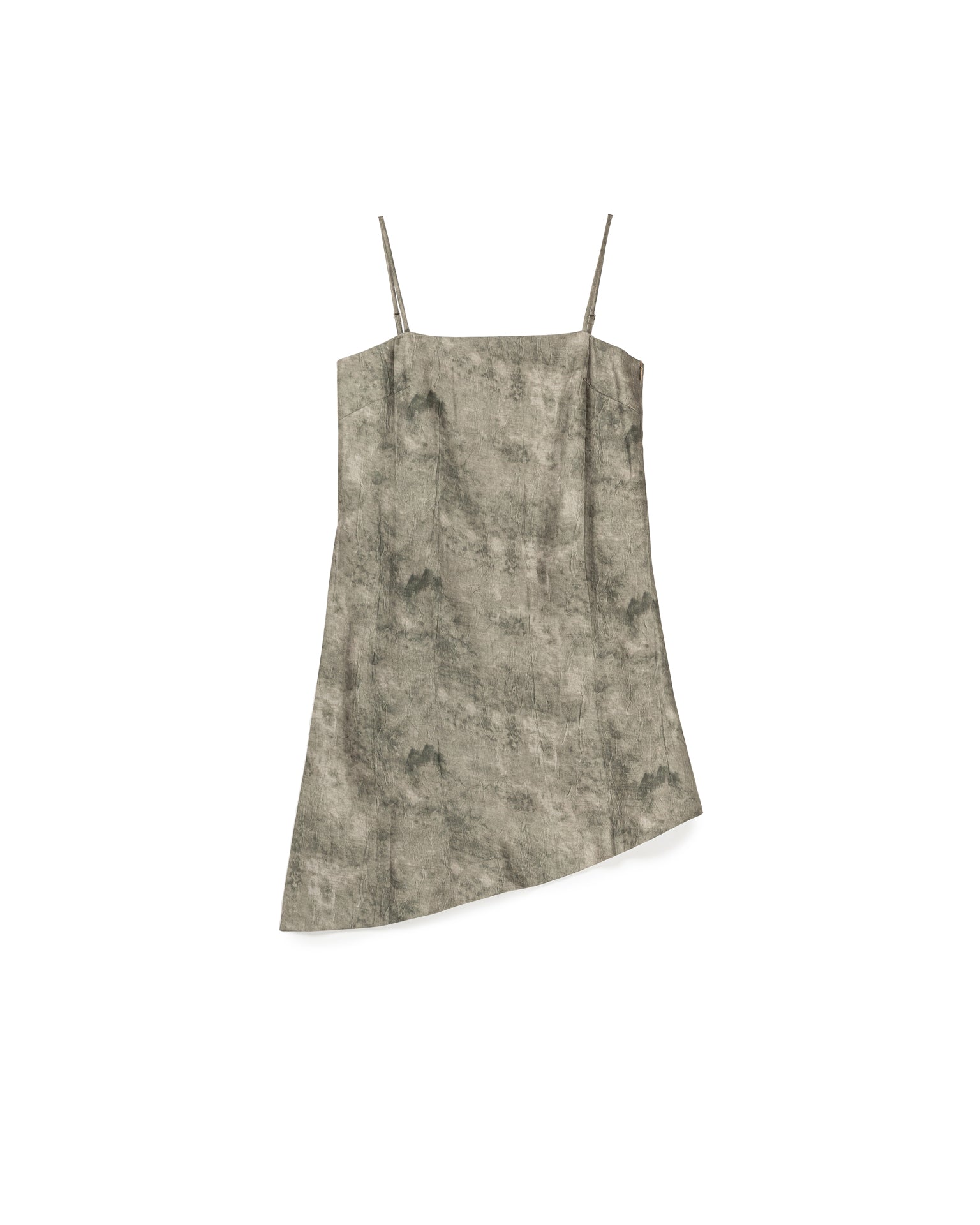 Irregular Tie Dye Strap Top