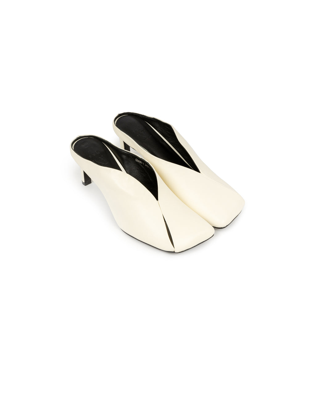 Square Toe Crossover Design High Heels