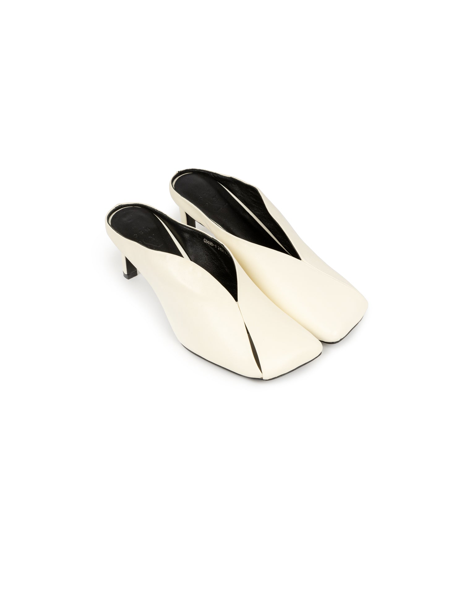 Square Toe Crossover Design High Heels