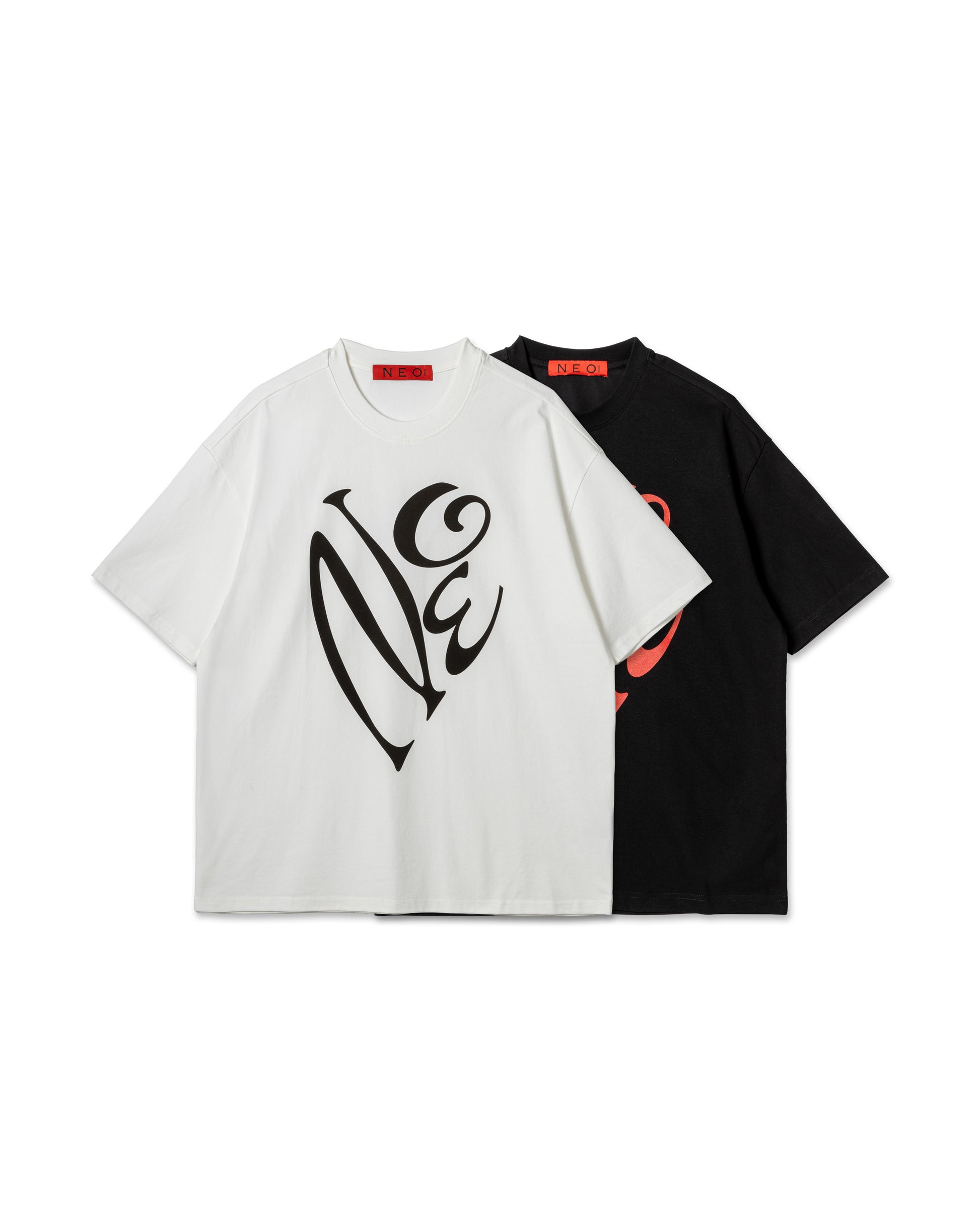 N E O Oversized Calligraphic Logo T-Shirt