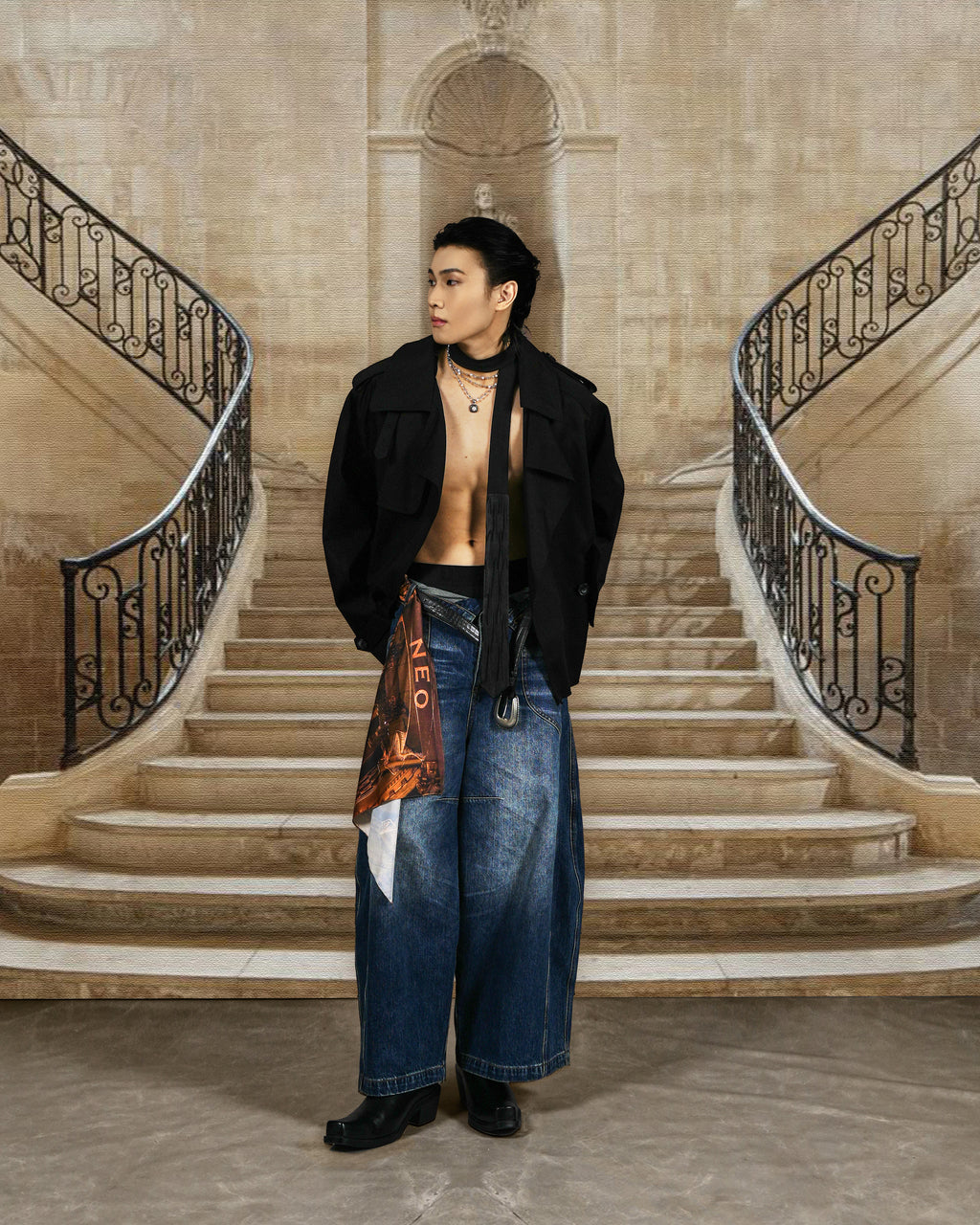 Gabardine Trench Coat