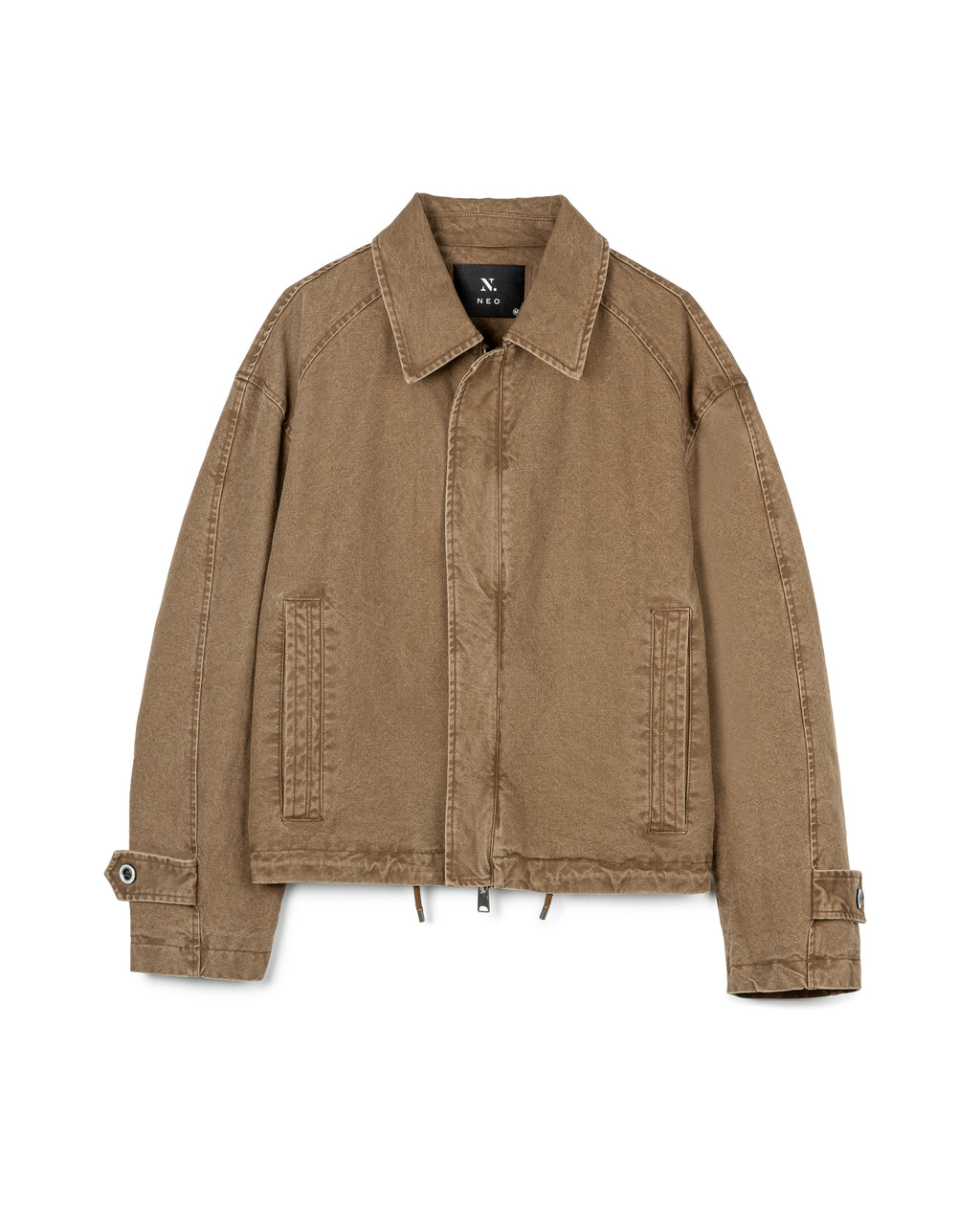 Washed Twill Workwear Jacket