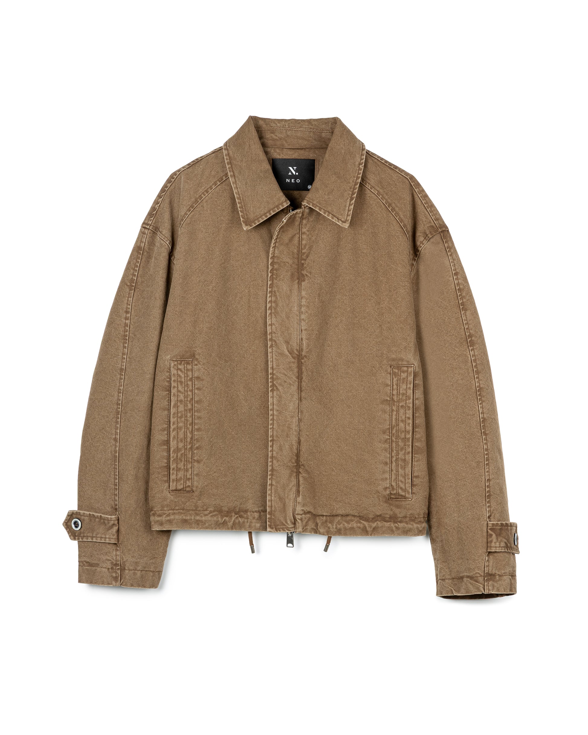 Washed Twill Workwear Jacket