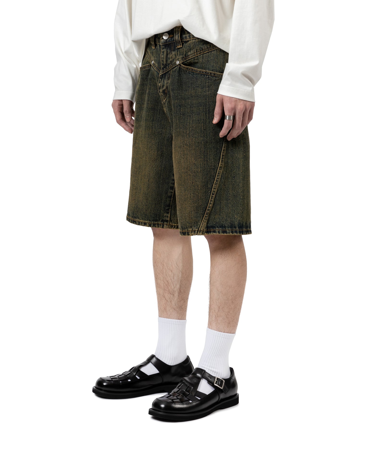 Unisex Vintage Washed Short