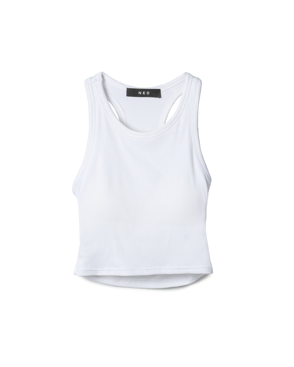 Cut-Out Ribbed Racerback Tank Top