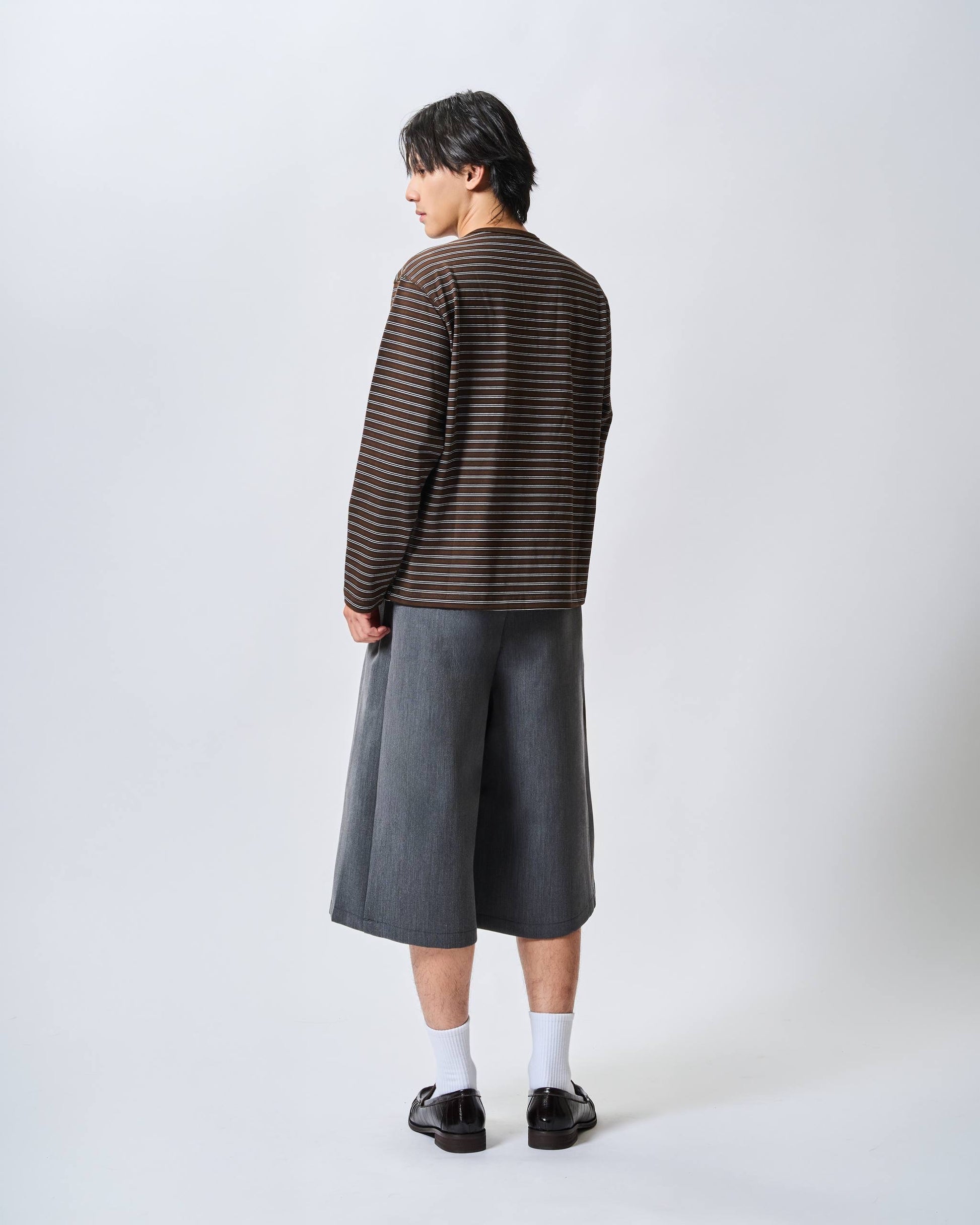 Structured Cinch-Back Culottes