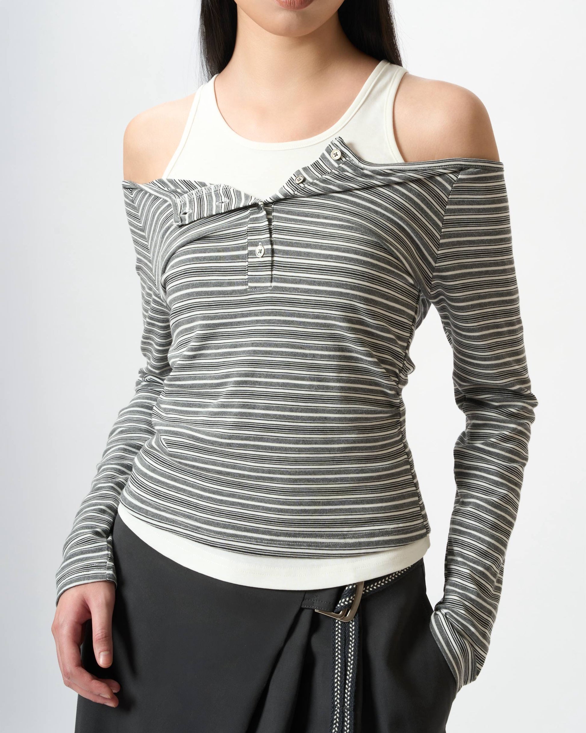 Tailored D Ring Panel Wrap Pants