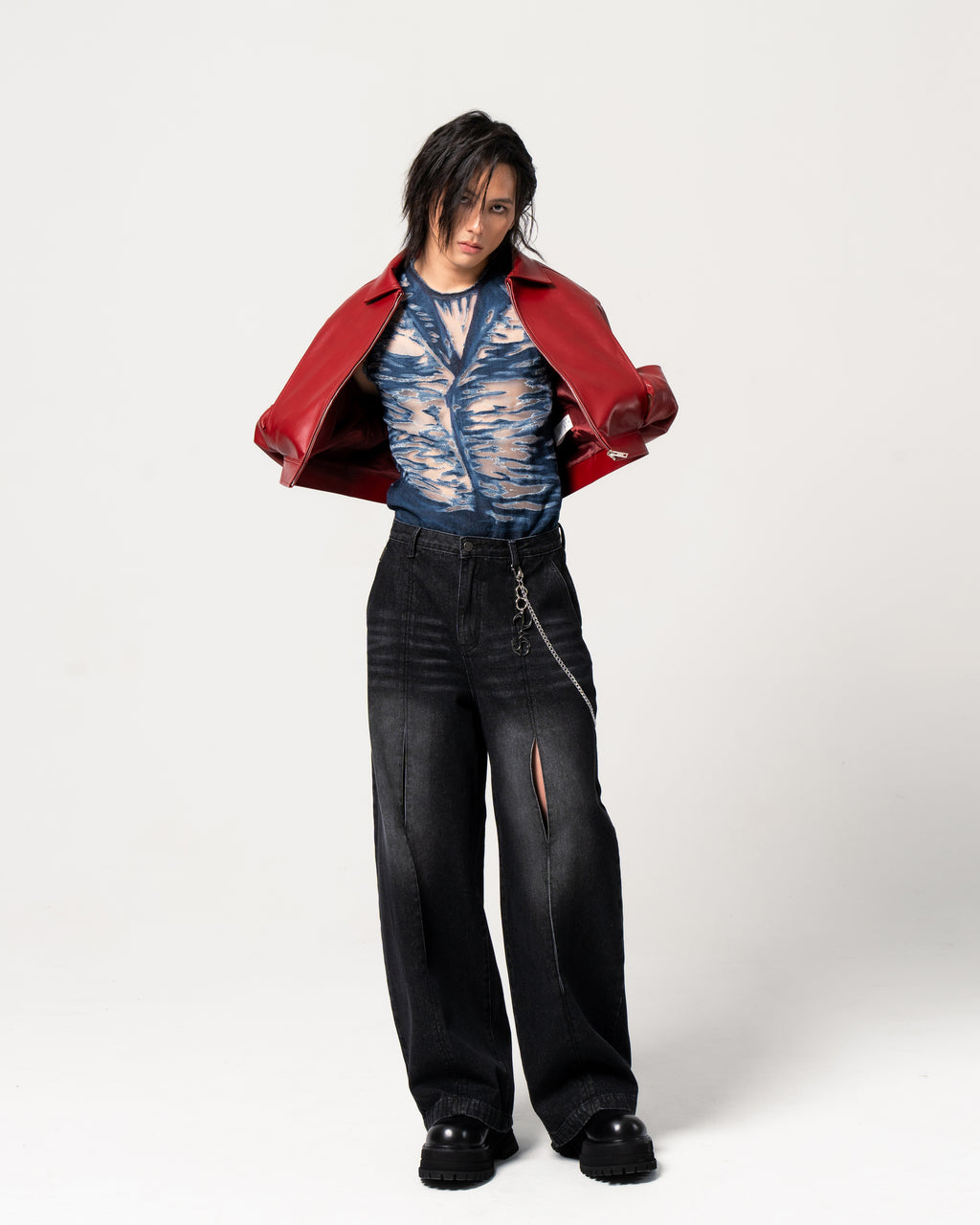 N E O CH.1 Leather Jacket