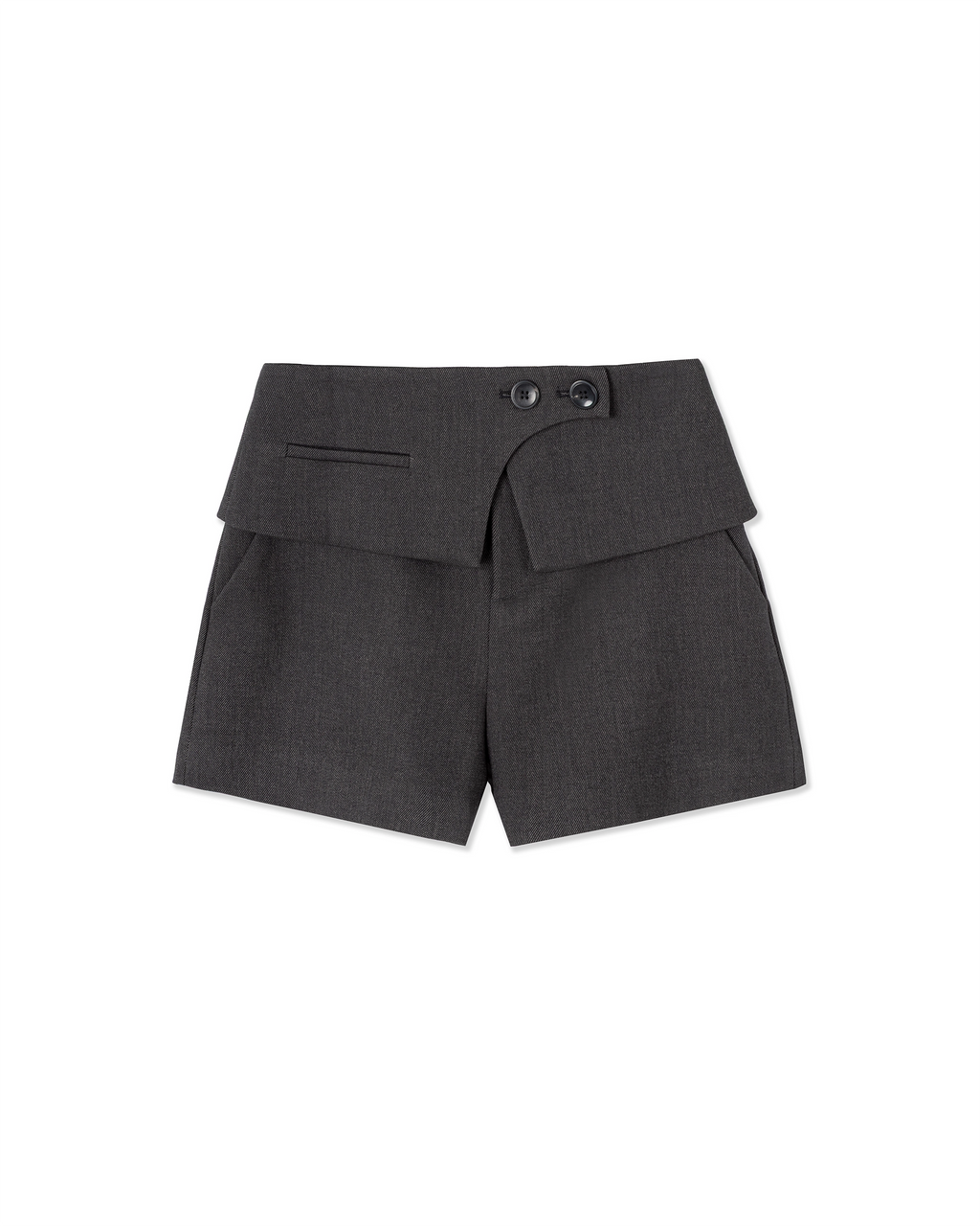 Tailored Flap Shorts