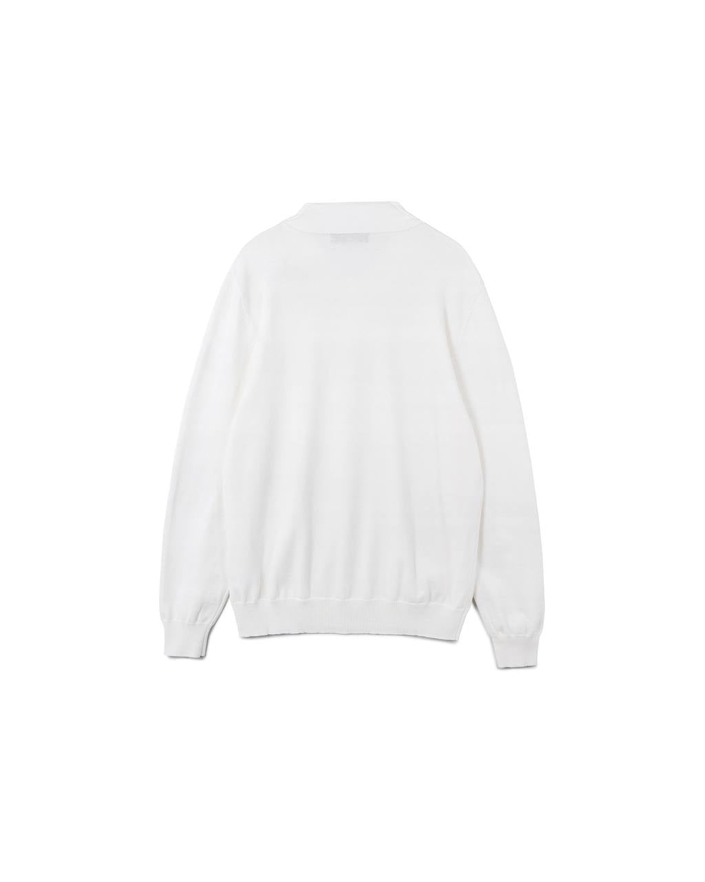 Knit Button Polo Sweater