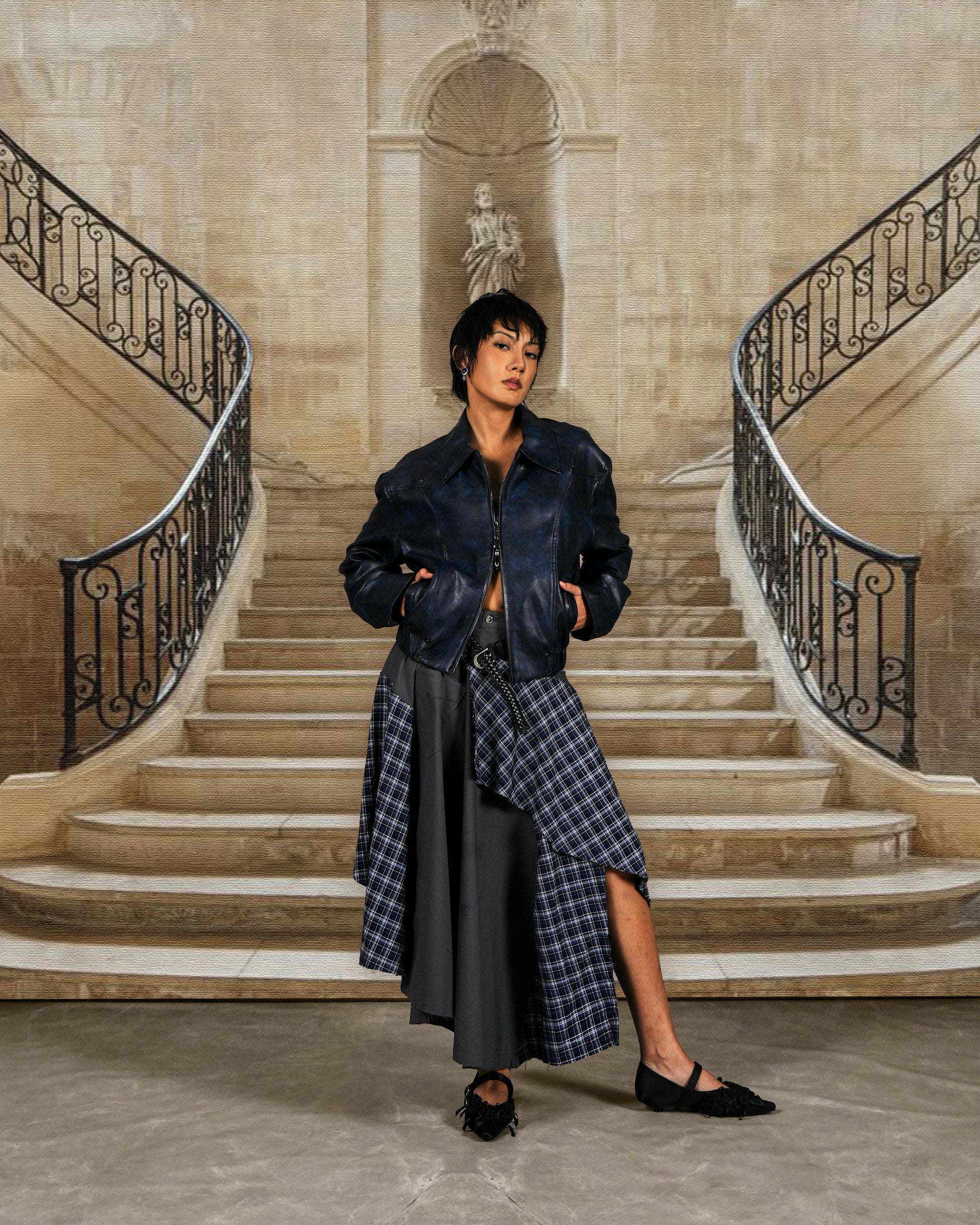 N E O VOL.2_CH.2 Patchwork Skirt