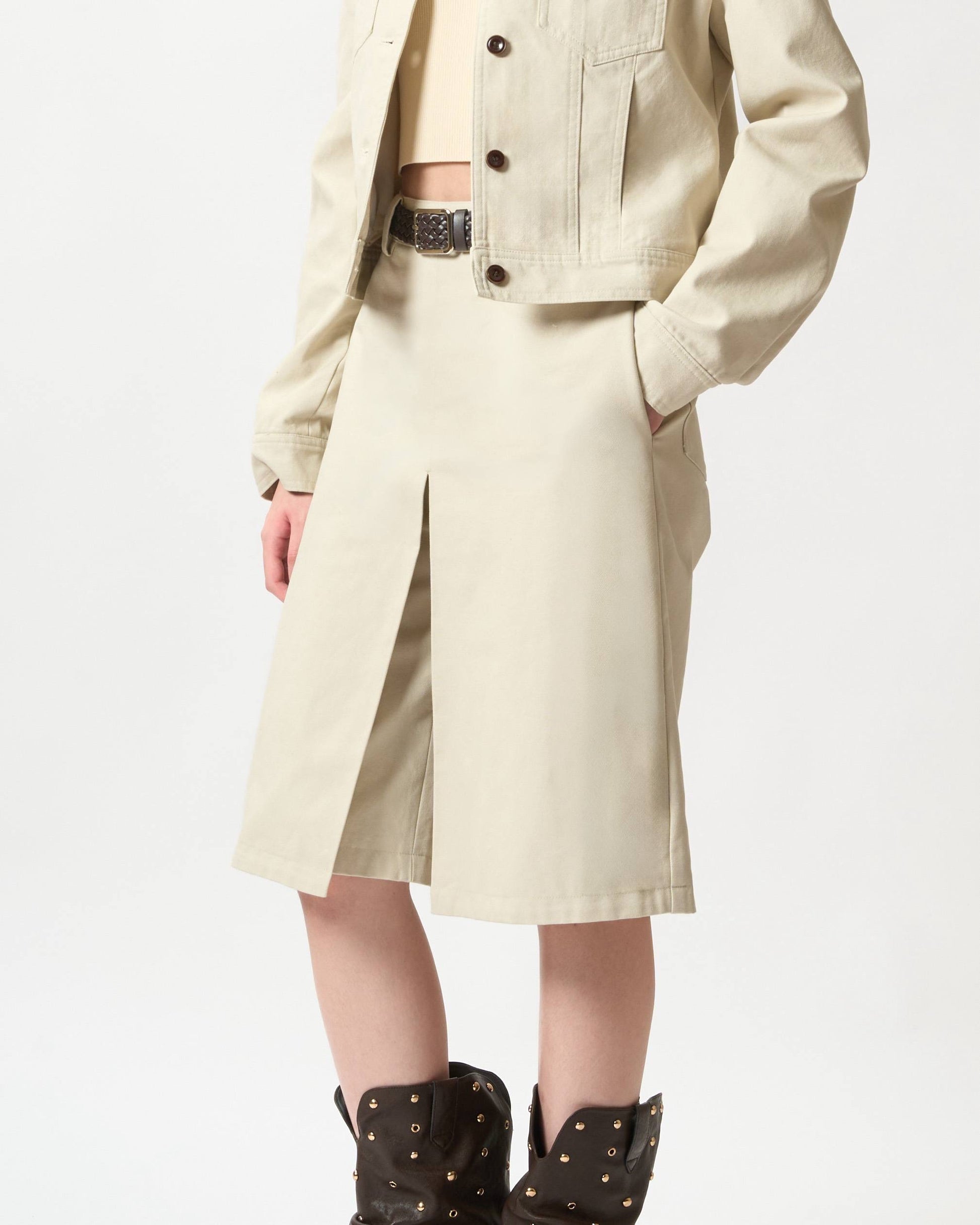 Clean-Cut Pleated Utility Culottes