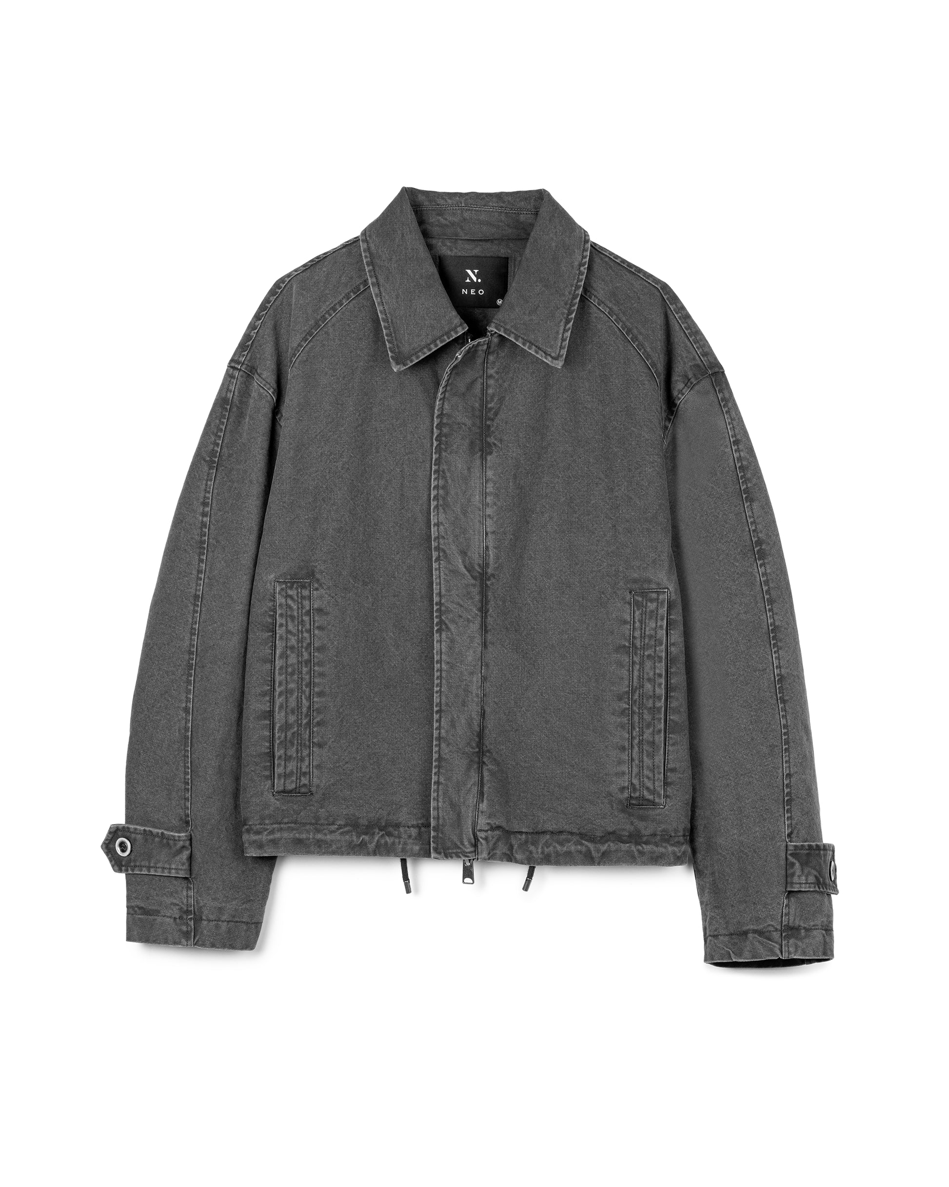 Washed Twill Workwear Jacket