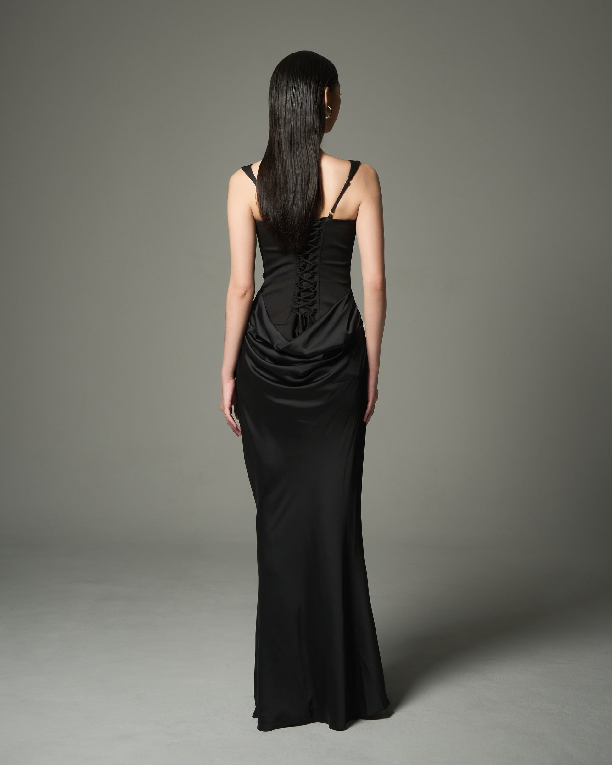 Drape Corset Dress