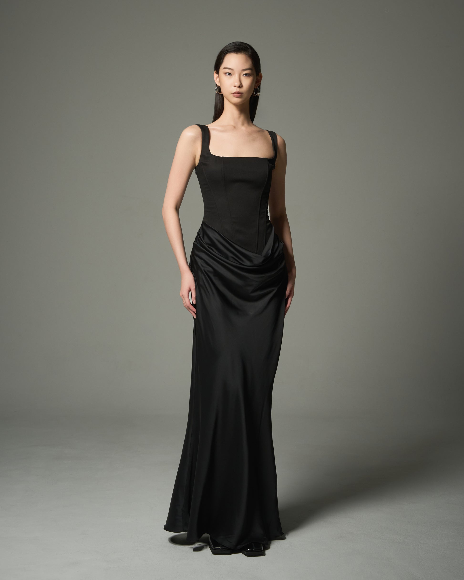 Drape Corset Dress