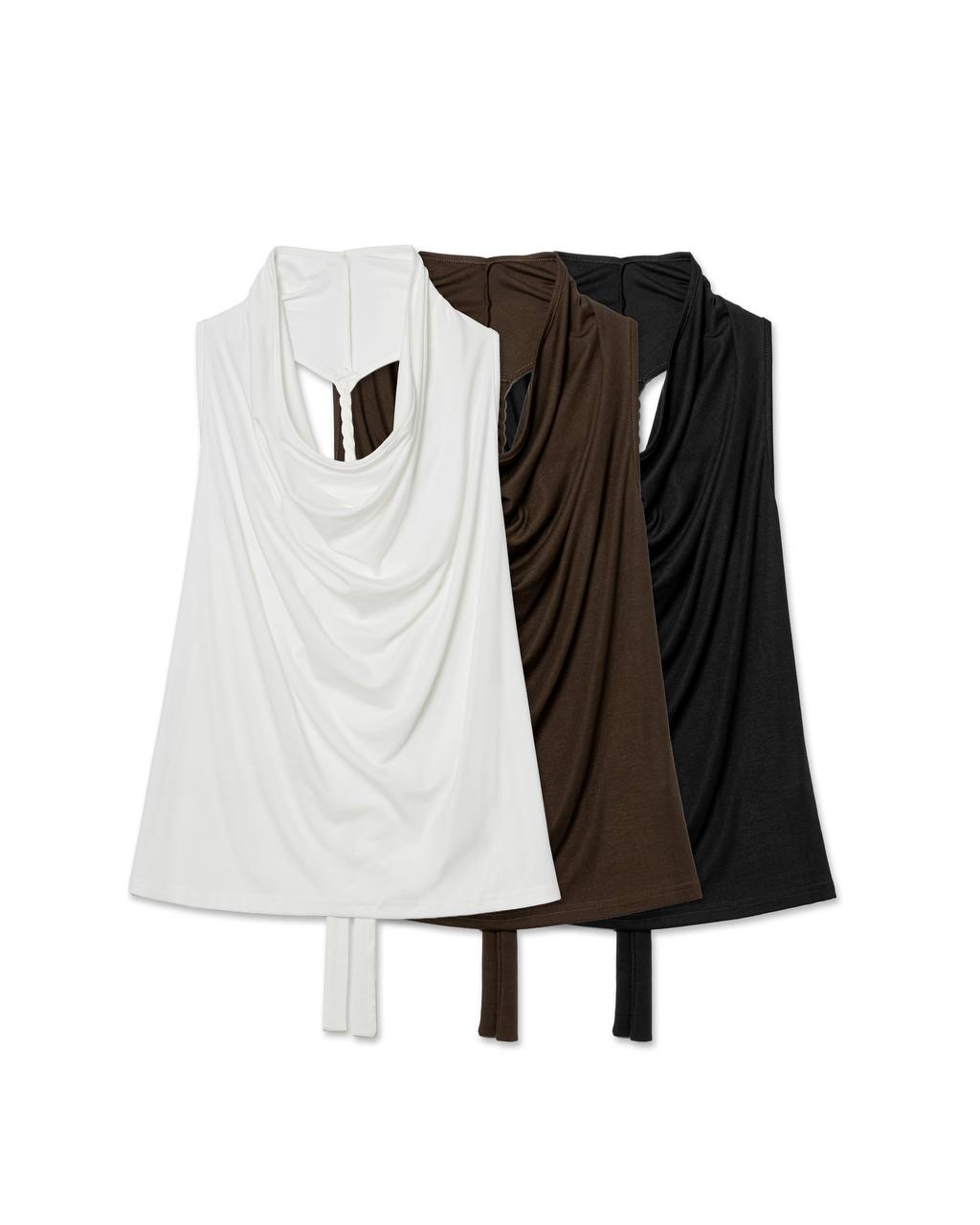 Elegant Cowl-Neck Top