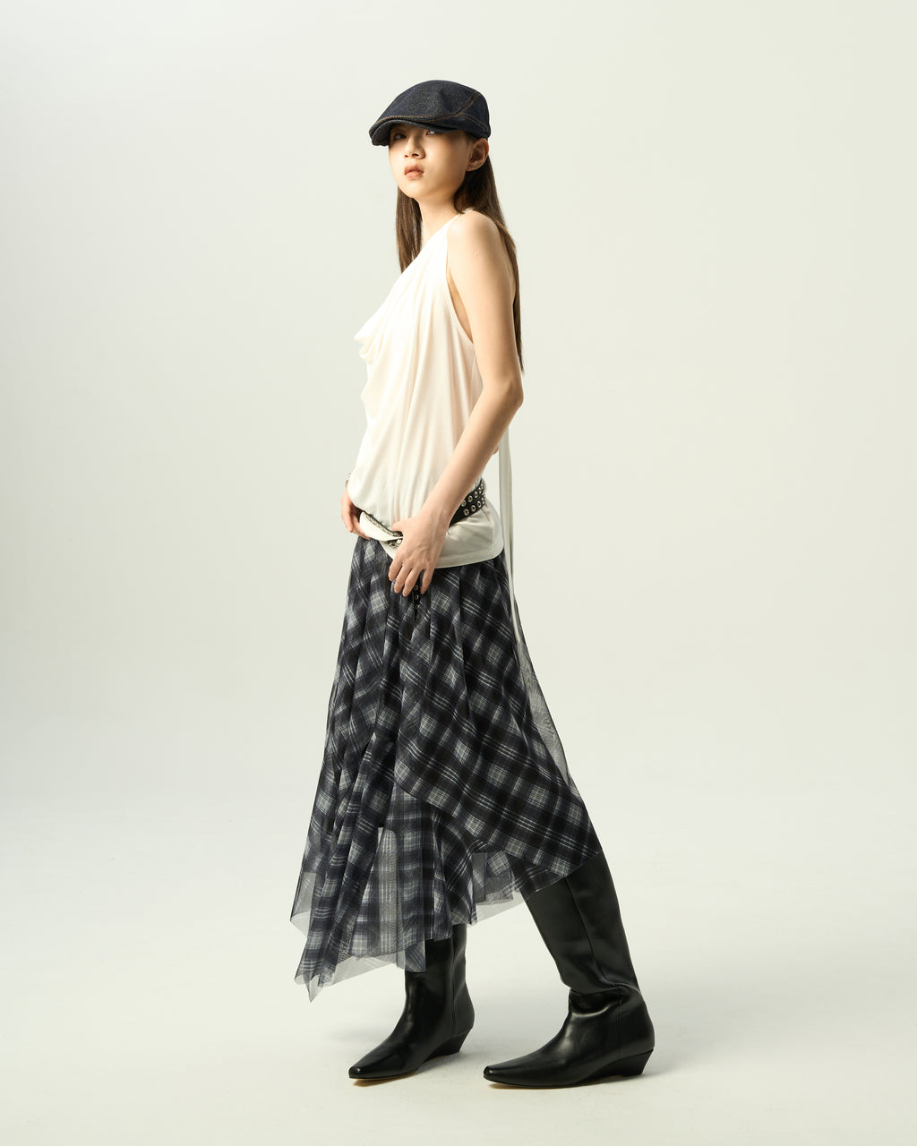Elegant Cowl-Neck Top