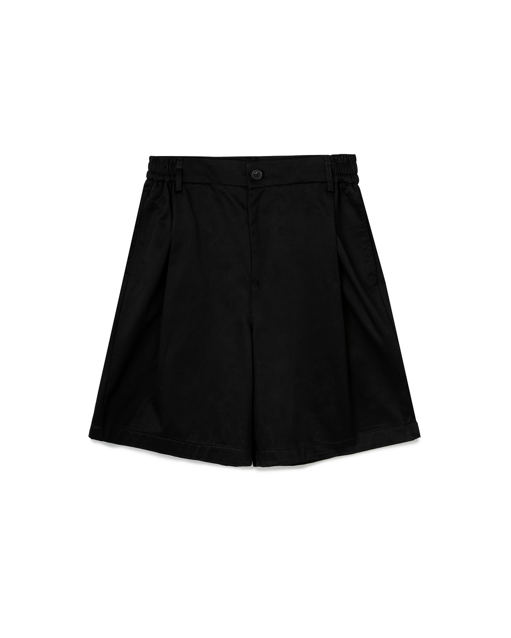 Elastic Waist Pleat Shorts