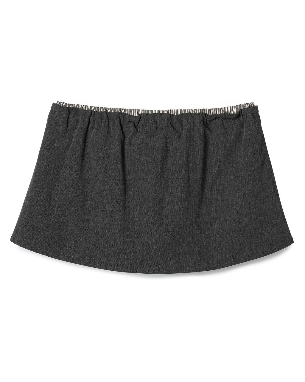 Minimalist Drawstring Mini-skort