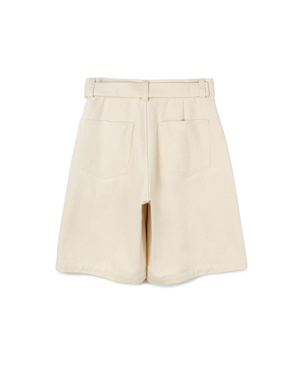 Bermuda Shorts with Buckle Belt