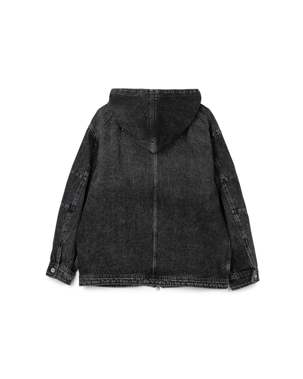 Vintage Washed Denim Hoodie