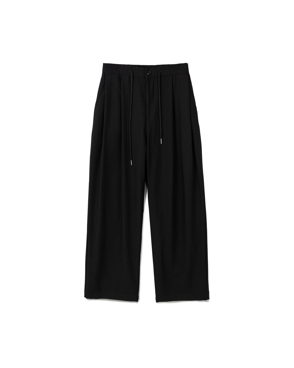 Drawstring Suit Pants with Elastic Waist