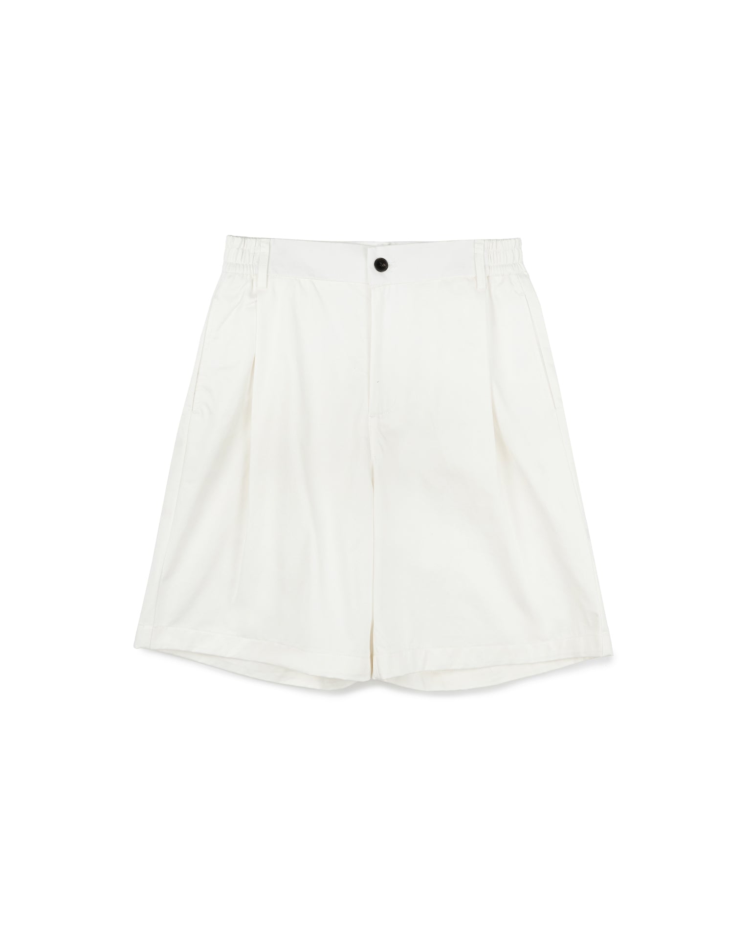 Elastic Waist Pleat Shorts