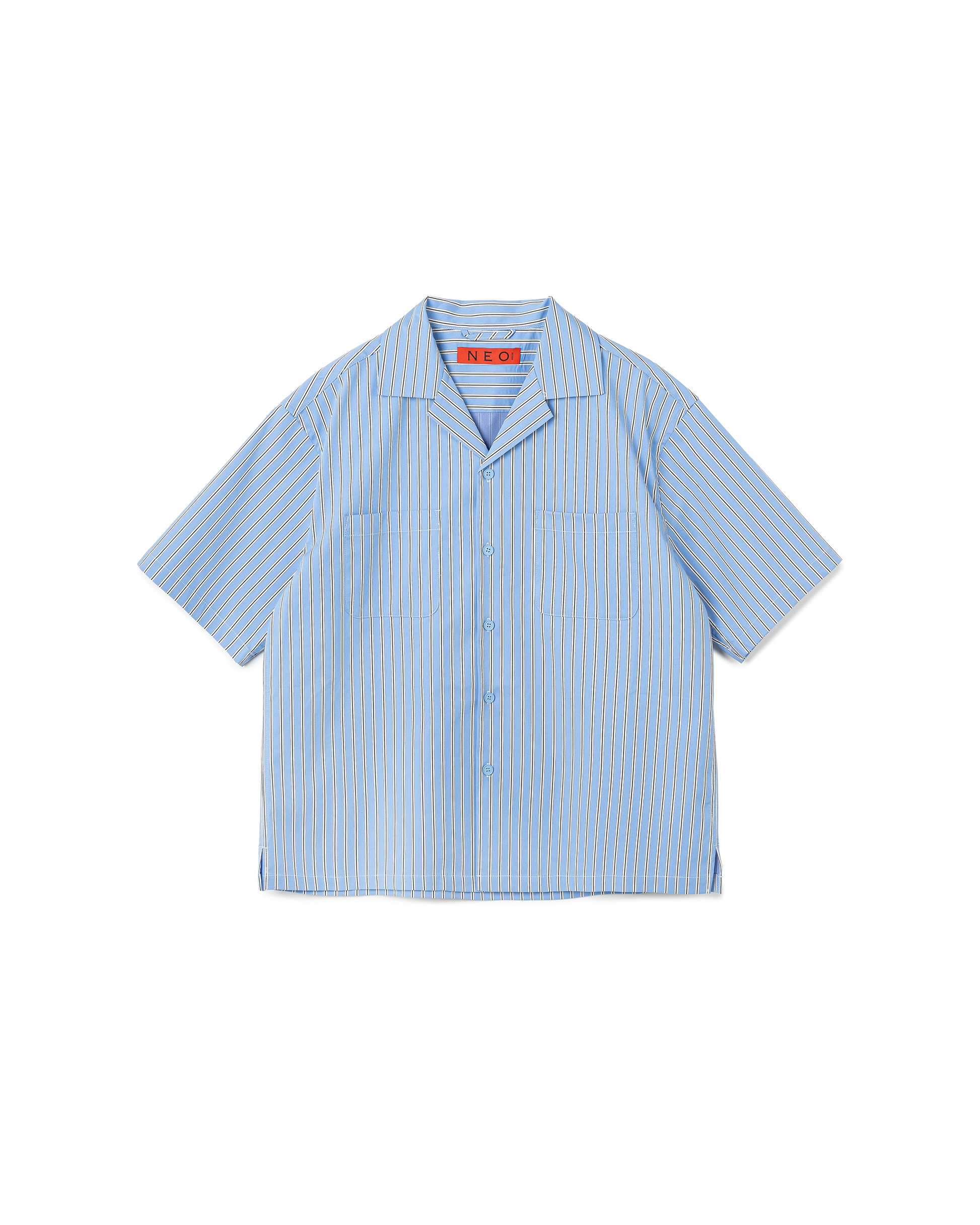 N E O VOL.2_CH.2 Pinstripe Relaxed Shirt