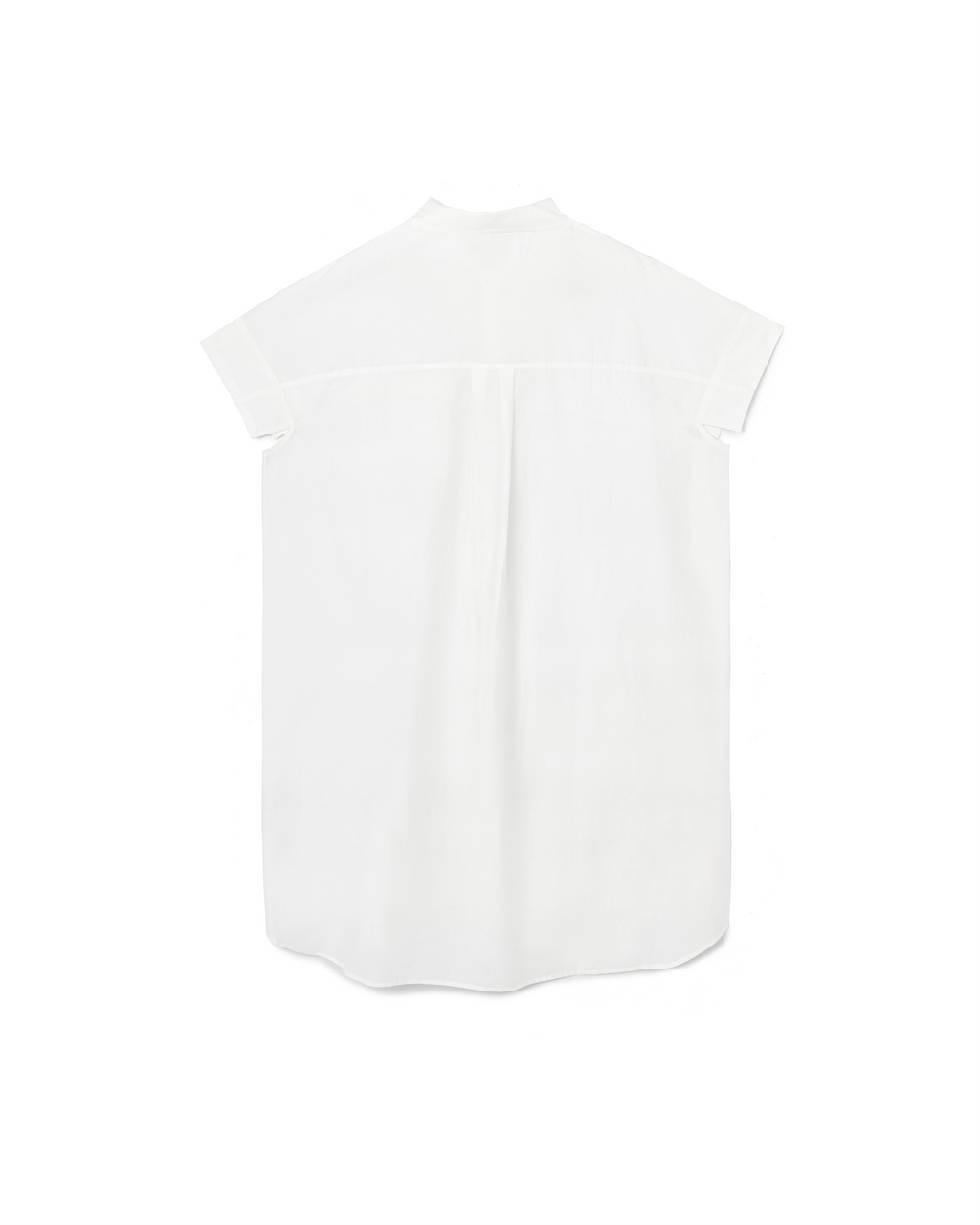 Buttoned Sleeveless Shirt Dress