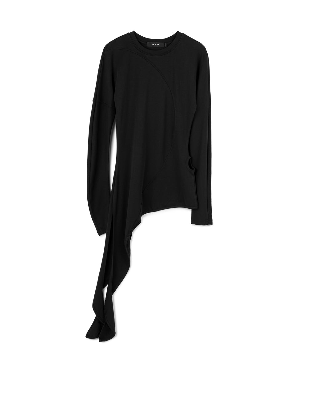 Deconstructed Long Sleeve Top