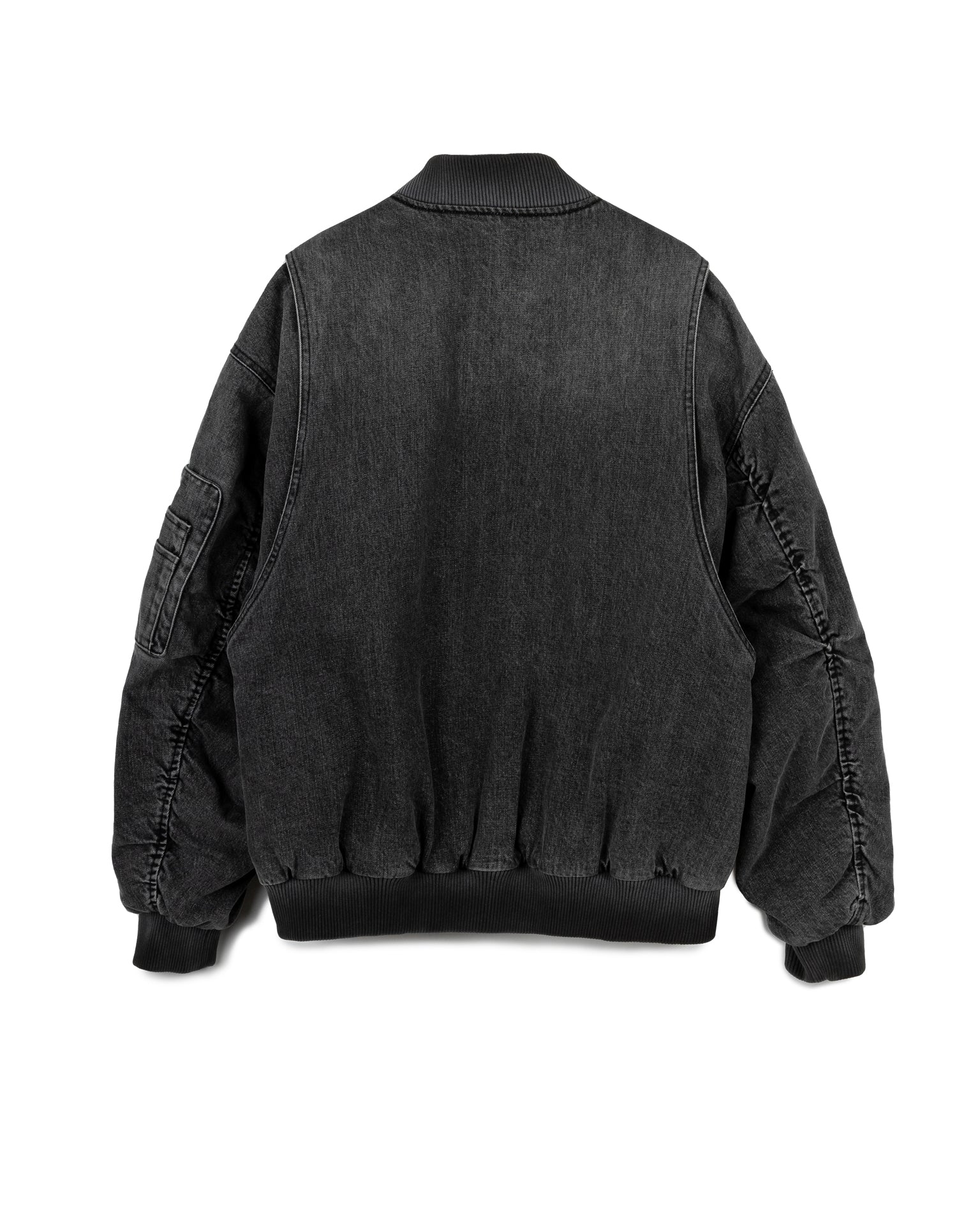 Vintage Ink Splash Bomber Jacket